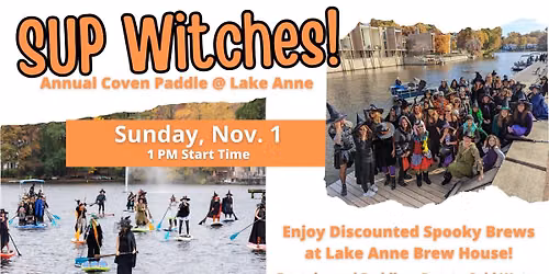 SUP Witches! 2026 Lake Anne (Reston) Halloween Coven Paddle