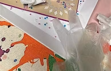 DIY MOSAIC LAMP!