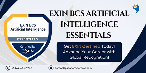 EXIN BCS Artificial Intelligence Essentials Training in `Kansas City, KS