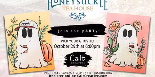 Paint & Sip at The Honeysuckle Tea House