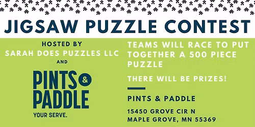 Team Jigsaw Puzzle Contest at Pints and Paddle - November 2025