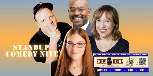 Cat's Meow Comedy at Cowbell Scarborough