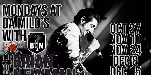 Monday Jazz with Brian Newman at Da Milio