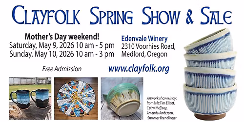 Clayfolk Spring Show & Sale!