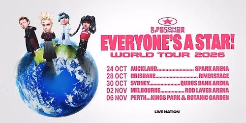 5 Seconds of Summer - EVERYONE'S A STAR! World Tour