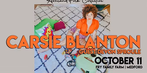 Carsie Blanton presented by the Ashland Folk Collective