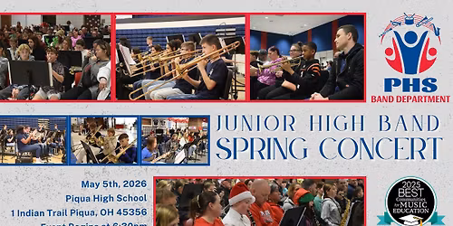 Junior High Band - Spring Concert