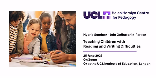 Hybrid Seminar: Teaching Children with Reading and Writing Difficulties