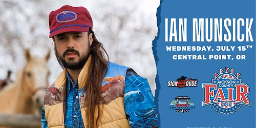 Ian Munsick at the Jackson County Fair