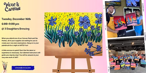St Pete Paint Night \u2013 Irises