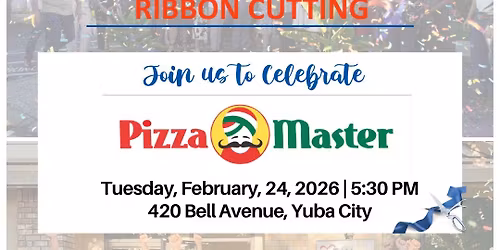 Ribbon Cutting for Pizza Master