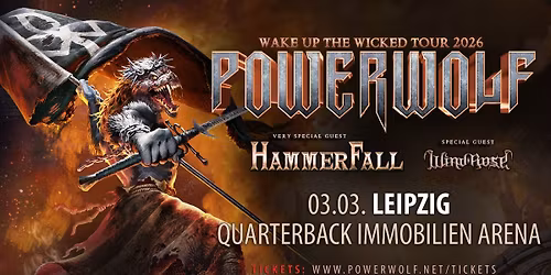 POWERWOLF - Wake Up The Wicked Tour 2026