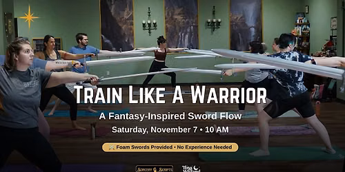 Train Like a Warrior: A Fantasy-Inspired Sword Workout Experience