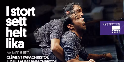 Riksteatern: I stort sett helt lika