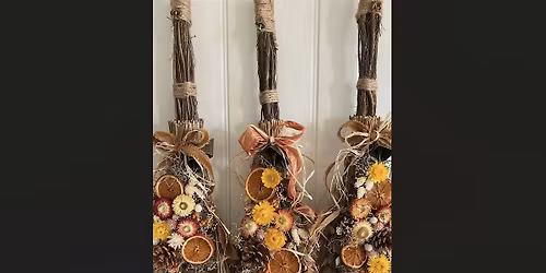 Cinnamon Broom Crafting Workshop