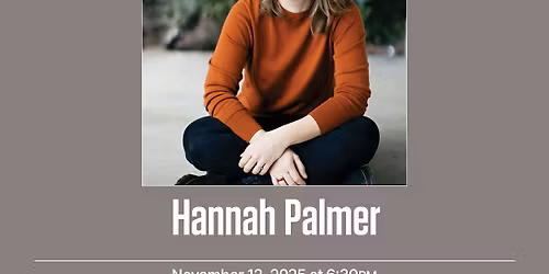 Amplify: Author Talk with Hannah Palmer