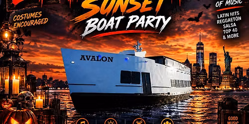 Halloween Sunset Boat Party NYC | 2 Floors of Latin Music