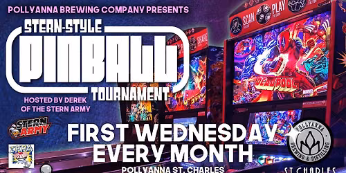 Pinball Tournament at Pollyanna St Charles!
