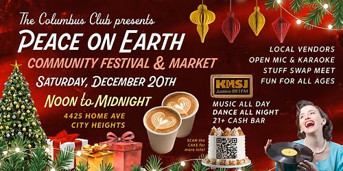 Peace on Earth: Community Market & Festival