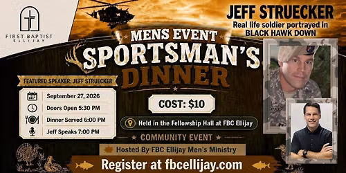 FBC Men's Ministry Sportsman's Banquet
