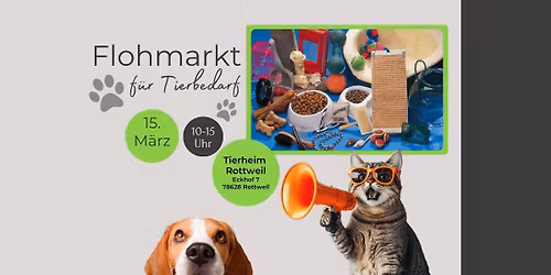 Flohmarkt für Tierbedarf