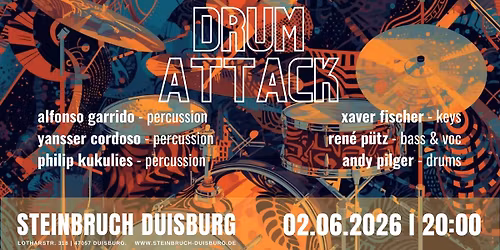 DRUM ATTACK feat. Alfonso Garrido & Yansser Cardoso