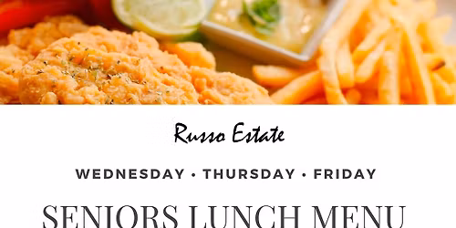 Senior Lunch At Russo Estate