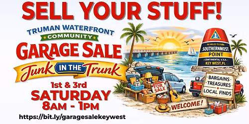 Truman Waterfront Community Garage Sale "Junk in the Trunk"