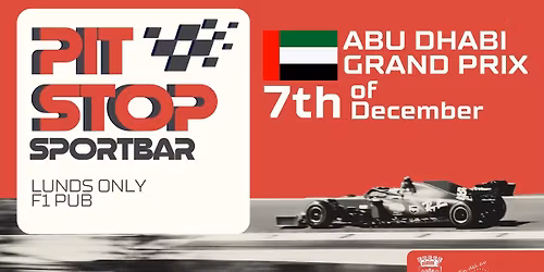 PIT STOP - Abu Dhabi Grand Prix