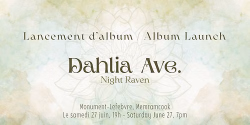 Lancement d'album Dahlia Ave. Album Launch
