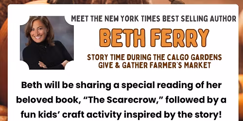 Story-time with Beth Ferry at Calgo Gardens!