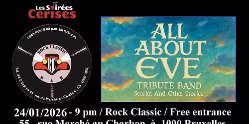 \ud83c\udf52 Scarlet & Other stories \/ALL ABOUT EVE tribute band\/ @ Rock Classic - 24\/01\/2026