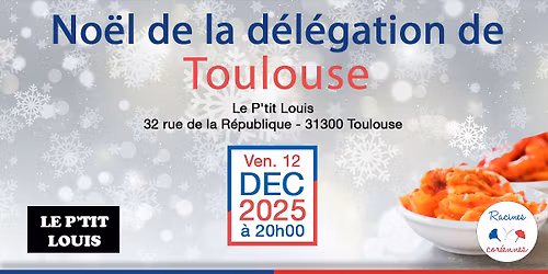 Repas de No\u00ebl avec la d\u00e9l\u00e9gation toulousaine