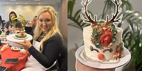 HTX Cake Decorating Experience: Holiday Reindeer Cake
