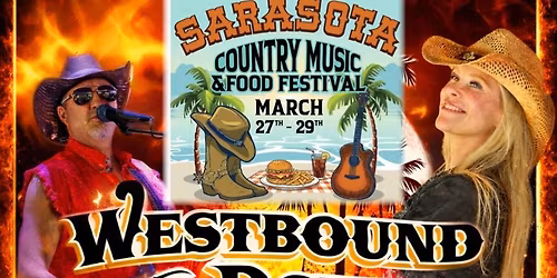 Sarasota Country Music & Food Festival..presented by Paragon Festivals Mar 27-29