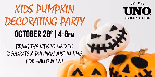 Kids Pumpkin Decorating Party