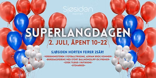 SUPERLANGDAGEN P\u00c5 SJ\u00d8SIDEN 2.JULI