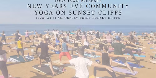 New Years Eve Community Yoga on Sunset Cliffs