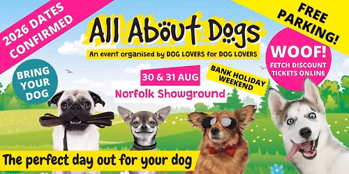 All About Dogs Show Norfolk 2026