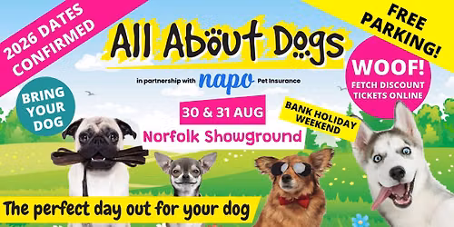 All About Dogs Show Norfolk 2026