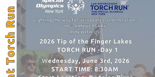2026 Tip of the Finger Lakes Torch Run Day 1