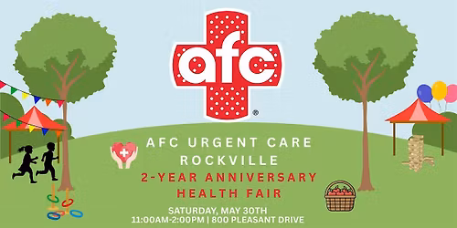 AFC Urgent Care Rockville's 2-Year Anniversary Health Fair