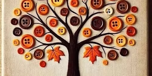 Upcycled Painted Button\/Puzzle Trees Workshop