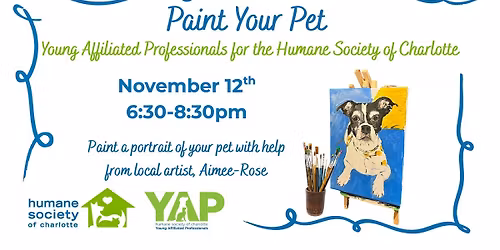 Paint Your Pet with Young Affiliated Professionals for the HSC