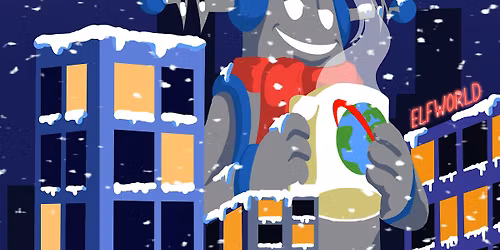 ELFWORLDSTUDIOS x Its All Fun & Games Winter Wonderland Art Experience