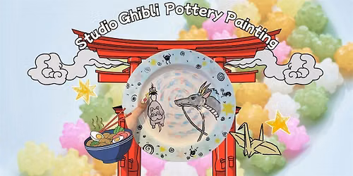 Studio Ghibli Themed Pottery Painting