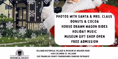 Hilliard Historical Society\u2019s Santa in the Train Station