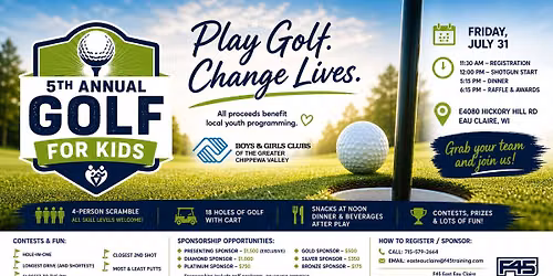 5th Annual Golf For Kids