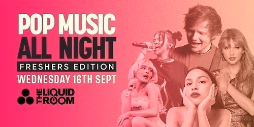 Pop, Cheese &amp; Indie All Night - Freshers Special | Edinburgh Freshers 2026