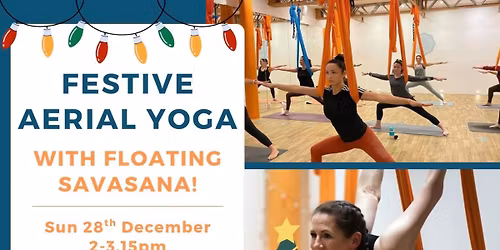 FESTIVE AERIAL YOGA WITH FLOATING SAVASANA
